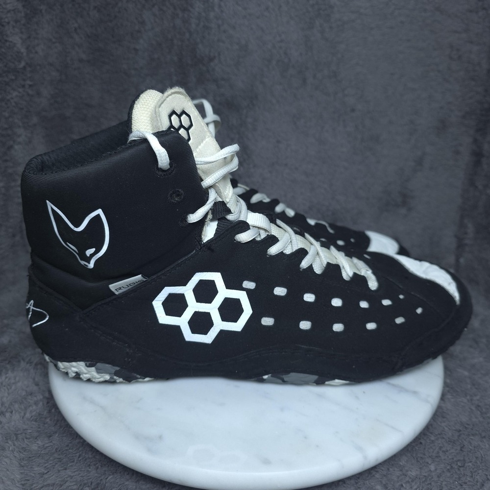 Rudis Shoes‎ Mens Size 13 Black High Top Wrestling Camo Sole DSF-0035-TB-13
